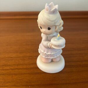 Vintage 1996 Precious Moments- Birthday Wishes With Hugs & Kisses